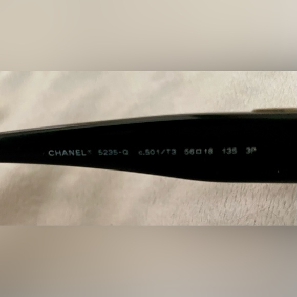 EUC BLACK CHANEL ACETATE CC TURNLOCK SUNGLASSES 5234-Q Acetate CC - Picture 5 of 15